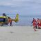 Akcja ratunkowa na plaży w Krynicy Morskiej