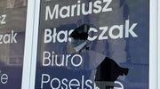Atak na biuro poselskie Mariusza Błaszczaka