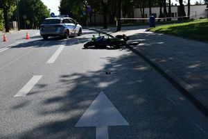 Śmiertelny wypadek z udziałem motocyklisty