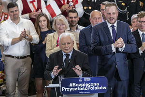 Jarosław Kaczyński w Elblągu: Bezpieczna przyszłość Polaków to nie jest dla nas puste hasło [ZDJĘCIA]
