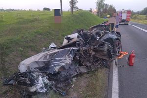 Groźny wypadek w Zalcu. W akcji śmigłowiec LPR