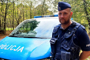 Policjant z Olsztynka udowadnia, że policjantem jest się również po służbie 