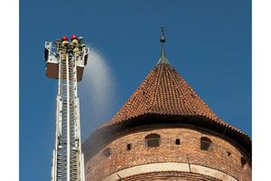 Pożar na zamku w Olsztynie? Pracownicy muzeum ewakuowani