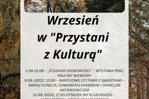 "Przystań z Kulturą" we wrześniu