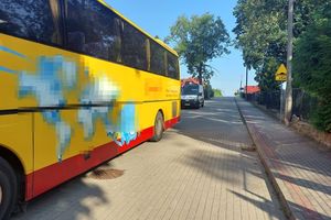 Niesprawny autobus dowoził dzieci do szkoły w Biskupcu