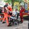 Mężczyzna na wózku spadł ze skarpy przy Łynie w Olsztynie