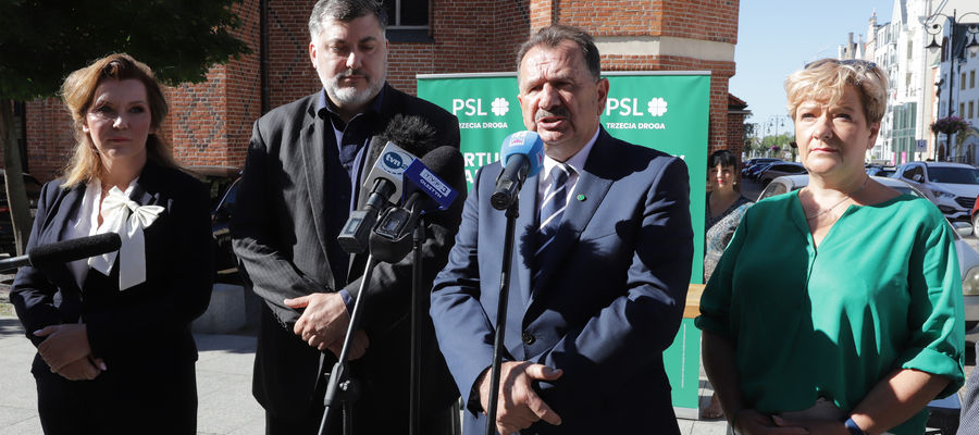 Zbigniew Ziejewski zawitał do Elbląga, aby przedstawić kandydatów PSL z okręgu nr 34