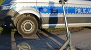 Pijany 40-latek jechał hulajnogą elektryczną