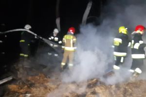 Pożar w gminie Zalewo