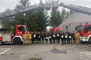 Tak strażacy szkolili się na terenie Komendy Powiatowej Państwowej Straży Pożarnej w Braniewie [ZDJĘCIA]
