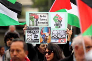 Tysiące propalestyńskich demonstrantów domagało się w krajach muzułmańskich zakończenia izraelskich ostrzałów Strefy Gazy