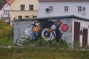 Lidzbarskie murale i graffiti [zdjęcia]