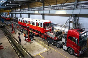 Metro kijowskie otrzymało od Warszawy ostatnią partię z 60 wycofanych wagonów metra