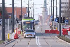 Rozpoczęły się testy nowej infrastruktury tramwajowej w Olsztynie [ZDJĘCIA]
