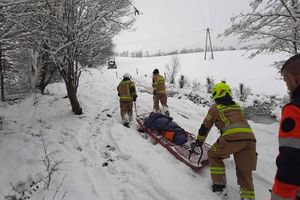 Intensywne opady śniegu sprawiły wiele trudności mieszkańcom Warmii i Mazur