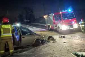 Funkcjonariusz straży granicznej w Gołdapi uratował poszkodowanego w wypadku drogowym 
