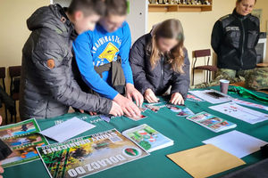 Funkcjonariusze straży granicznej w Sępopolu zorganizowali interaktywną grę terenową 