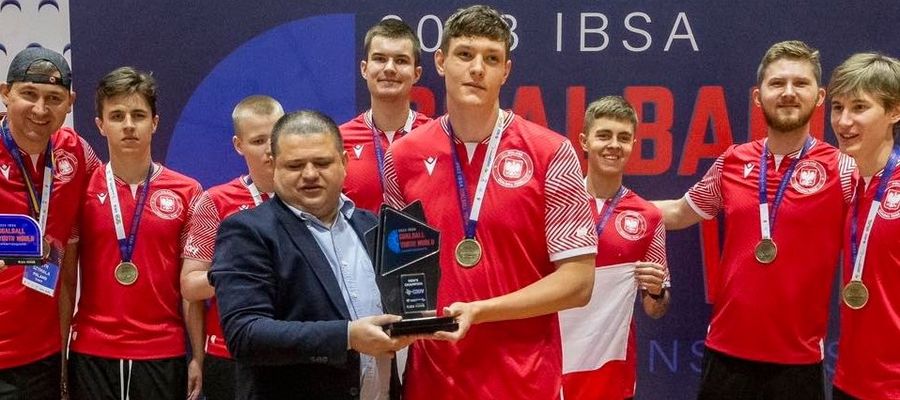 Marcin Czerwiński w Reprezentacji Polski juniorów w goalballu wywalczył w Brazylii tytuł mistrzów świata i został okrzyknięty królem strzelców 