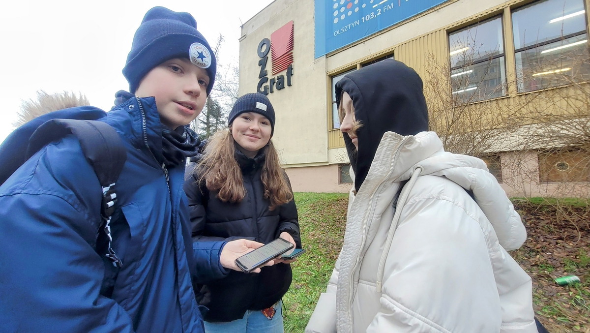Uczniowie IV LO w Olsztynie jako piersi testowali grę 