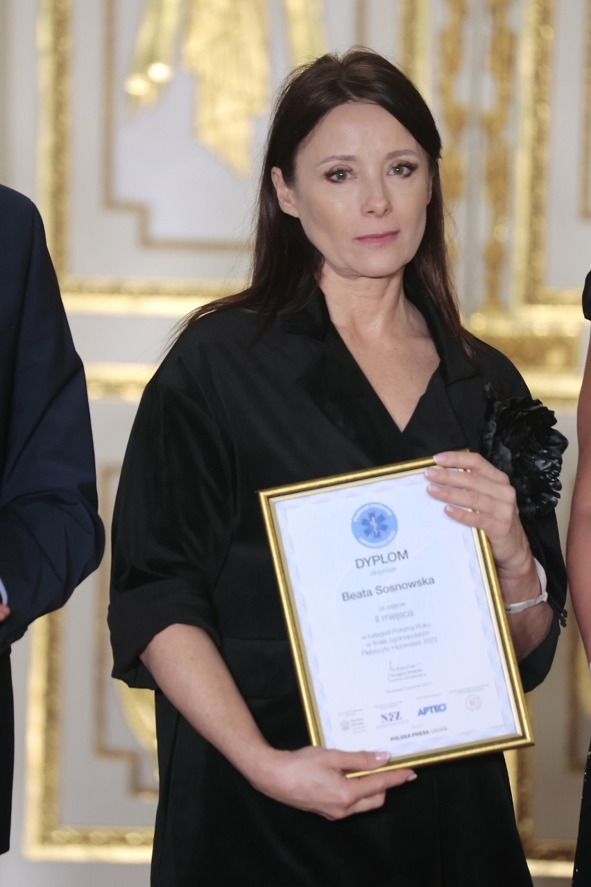 Beata Sosnowska; laureatka (II miejsce) plebiscytu Hipokrates 2023