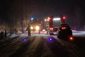Uwaga kierowcy! Wypadek z udziałem samochodu ciężarowego w Sampławie