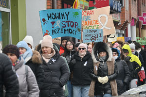 Marsz Białej Wstążki w Olecku