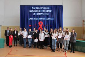 Konkurs Wiedzy o HIV w SP 4 w Olecku