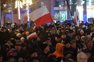 Czabański na manifestacja w obronie TVP: zrobimy wszystko, żeby media publiczne były własnością obywateli, a nie rządu