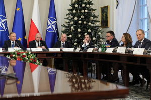 Krótka rozmowa Andrzeja Dudy z Donaldem Tuskiem - przy okazji RBN