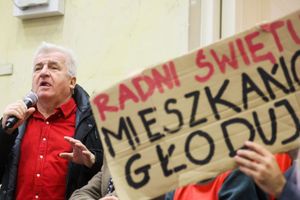 Protesty podczas obrad Rady Warszawy