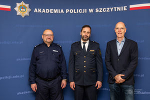 Wizyta wykładowców Wyższej Szkoły Policji Saksońskiej w Rothenburgu w Akademii Policji w Szczytnie 
