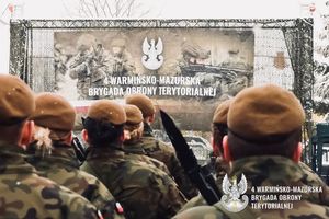 Blisko 100 żołnierzy Wojsk Obrony Terytorialnej złożyło w Braniewie uroczystą przysięgę 
