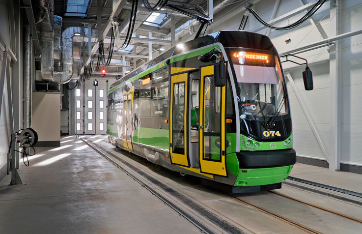 Modernizacja zajezdni tramwajowej w Elblągu. RPO WiM 2014-2020
