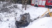 Wypadek na trasie Grabowo - Gołdap