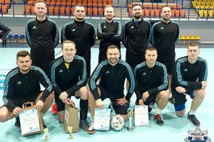Policjanci z Nidzicy najlepsi na Turnieju Piłki Nożnej o Puchar Komendanta Powiatowego Policji w Ciechanowie
