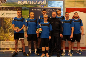 Policjanci wygrali w Noworocznym Turnieju w piłce siatkowej o Puchar Starosty Powiatu Iławskiego