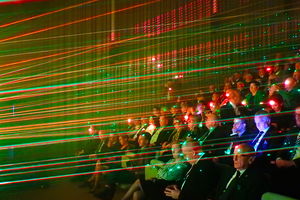 Spektakl laserowy w Kinoteatrze Harmonia