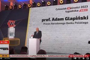 Adam Glapiński został Człowiekiem Wolności 2023