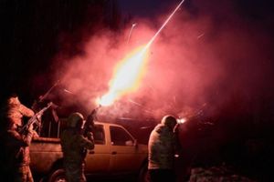 Zmasowany atak rakietowy na Ukrainę. Pocisk uderzył w gazociąg