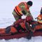 Lodowe ćwiczenia strażaków ochotników na Jeziorze Hartowieckim