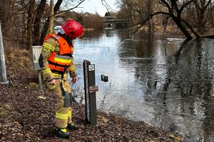 Strażacy sprawdzili sytuację hydrologiczną na rzece Drwęcy