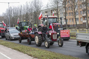 W Elblągu odbył się strajk rolników [ZDJĘCIA]