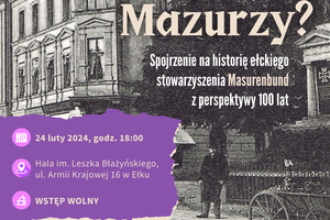100 lat Masurenbundu - wstęp wolny!
