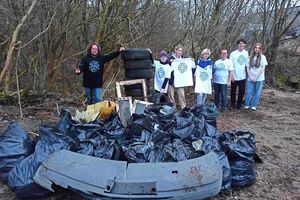 Przez kilka dni wolontariusze sprzątali Ostródę i Miłomłyn