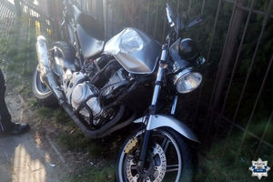 Wypadek w Stupsku, ranny motocyklista.