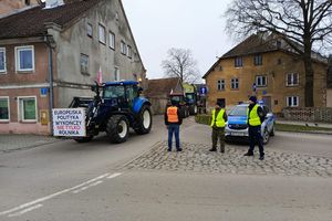 Trwa protest rolników