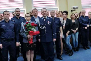 Joanna Soboczyńska – Komendant Komisariatu Policji w Suszu odeszła na emeryturę