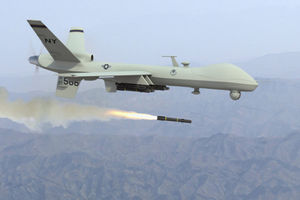 Dron MQ9 Reaper stracił łączność z bazą; służby postawione w stan gotowości