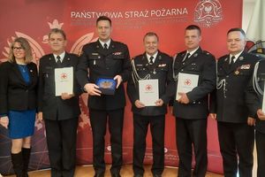 Strażacy wyróżnieni na akademii Honorowych Dawców Krwi w Olsztynie