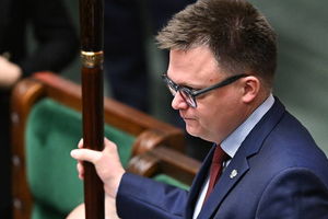 Hołownia o protestach pod Sejmem: doszło do zdarzeń absolutnie haniebnych